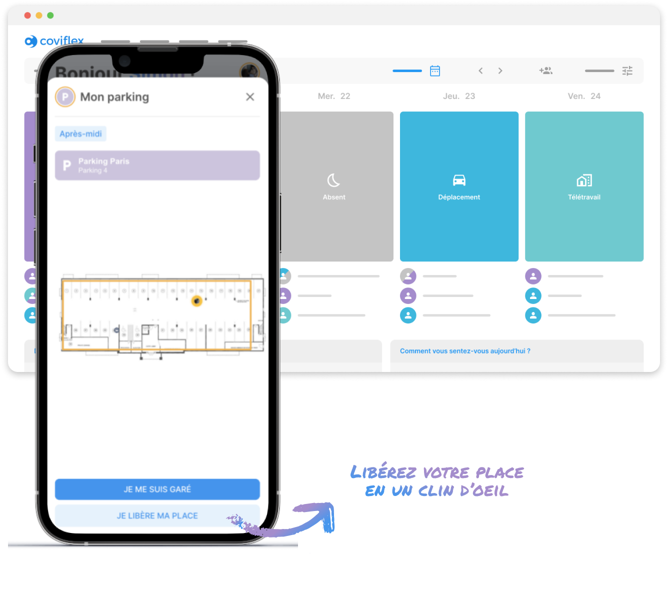 Gestion des places de Parking avec Oneflex